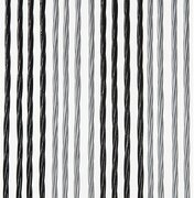 Vliegengordijn Victoria 100x240cm (zilver-zwart)