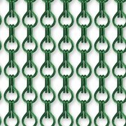 Vliegengordijn kettingen groen glans 100x240cm