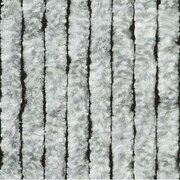 Vliegengordijn kattenstaart 90x220cm (grijs/wit gemeleerd)