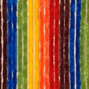 Vliegengordijn kattenstaart 90x220cm (regenboog)