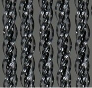 Vliegengordijn Orchidea 100x240cm (transparant-zwart)