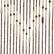 Turbulentie ziel Ondenkbaar Kralengordijn hout 90x200cm (52 strengen) - Vliegengordijnkopen