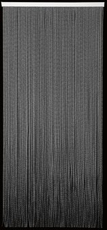 Vliegengordijn luxe Venetië zwart 92x210cm