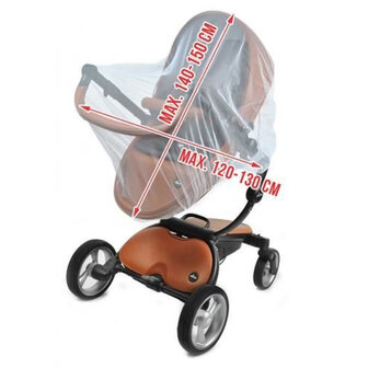 Muskietennet kinderwagen