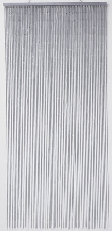 vliegengordijn bamboe grijs 90x220