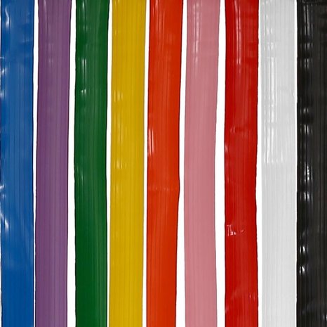 vliegengordijn kleuren plastic