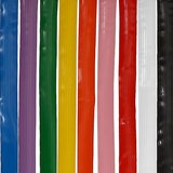 vliegengordijn plastic gekleurd