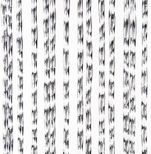Vliegengordijn Marloes 100x240cm (zwart-transparant)