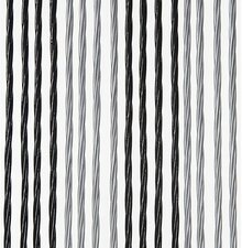 Vliegengordijn Victoria 90x220cm (zilver-zwart)