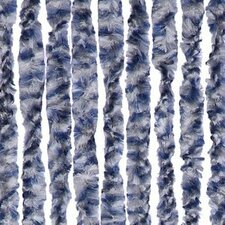 Vliegengordijn kattenstaart 90x220cm (blauw-grijs-wit)