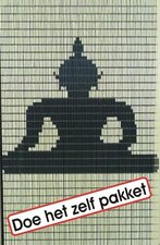Vliegengordijn bouwpakket Boeddha zittend 100x240cm