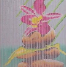 Bamboe deurgordijn Japanse lotus 90x200cm
