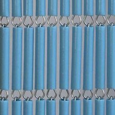 Vliegengordijn op maat: hulzen turquoise (bouwpakket)