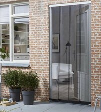 Fikszo lamel vliegengordijn 95x215cm wit-grijs