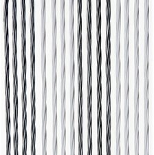 Vliegengordijn Victoria 100x240cm (wit-zilver)