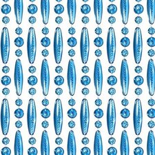 Vliegengordijn kralen transparant blauw 90x210cm