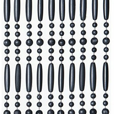 Vliegengordijn kralen perla grijs 90x220cm (90 strengen)