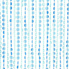 Kralengordijn diamonds blauw 90x200cm (136 strengen)