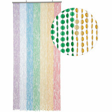 2e kans: Kralengordijn diamonds gekleurd 90x200cm (136 strengen)