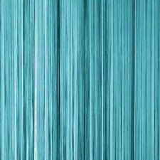 Draadjesgordijn turquoise 100x250cm (levertijd maart 2024)