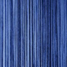 Draadjesgordijn blauw 100x250cm (levertijd maart 2024)