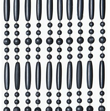 Vliegengordijn kralen perla grijs 100x240cm (100 strengen)