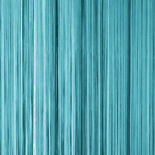 Draadjesgordijn turquoise 90x200cm