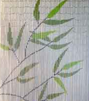 Vliegengordijn bamboe bladeren 90x200cm