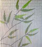 B-keus Vliegengordijn bamboe bladeren 90x200cm