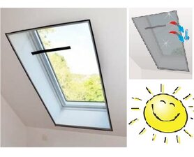Zonwerende Dakraamhor Raamhor dakraam 180x150cm