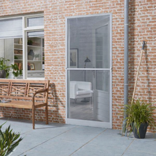 Vaste hordeur Louisiana 100x215cm grijs