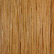 Draadjesgordijn champagne goud/bruin 90x200cm