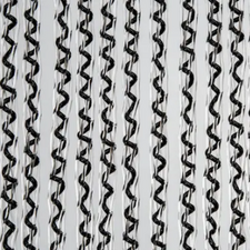 Vliegengordijn pvc Swingline 90x200cm (transparant-zwart)