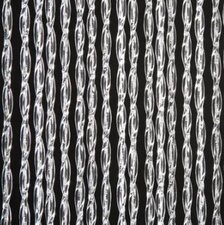 Vliegengordijn pvc White-Line 90x200cm (transparant-wit)
