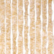 Vliegengordijn kattenstaart 100x230cm (beige/wit gemeleerd)
