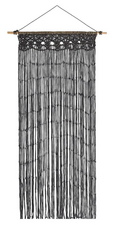 Vliegengordijn Macrame antraciet 90x200cm