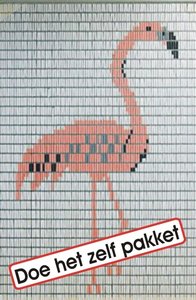 Vliegengordijn bouwpakket flamingo 90x210cm